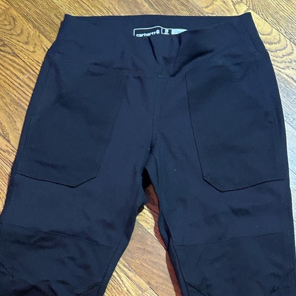 Carhartt Black Leggings with Durable Fabric and Utility Style, New, Sz XS - Picture 2 of 11